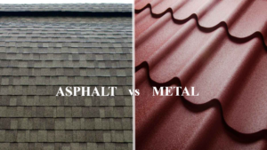 asphalt shingle vs metal roofing in Virginia